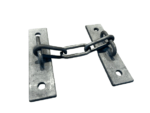 Hangwerk slagboom ketting met plaat