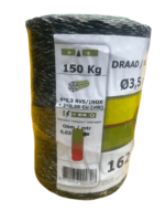 Koord 200m 3,5 mm zwart - Afbeelding 2