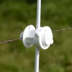 Schroefisolator (wit, palen ø 6-14mm, 10 stuks) - Afbeelding 3