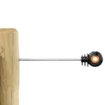 Afstandschroefisolator XDI (hout, 18cm, 100 stuks) - Afbeelding 2