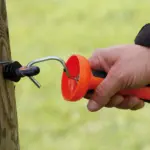 Softgrip poortgreep, oranje - cord/draad (4 stuks) - Afbeelding 2