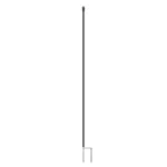 Hertenpaal kunststof (zwart, ø19mm - 2,00 meter, 10 stuks)