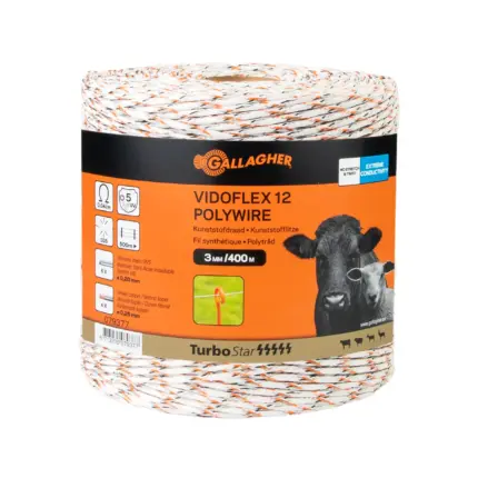 Vidoflex 12 TurboLine (wit, 400 meter)