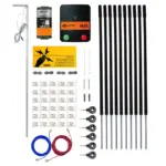 Gallagher honden en katten tuin kit, complete schrikdraad set voor in de tuin (50 cm) - Afbeelding 2