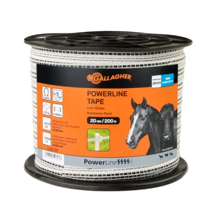 PowerLine lint 20 mm (wit, 200 meter)