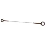Dubbele Afstandisolator krulstaart terra 80cm (5 stuks) - Afbeelding 2